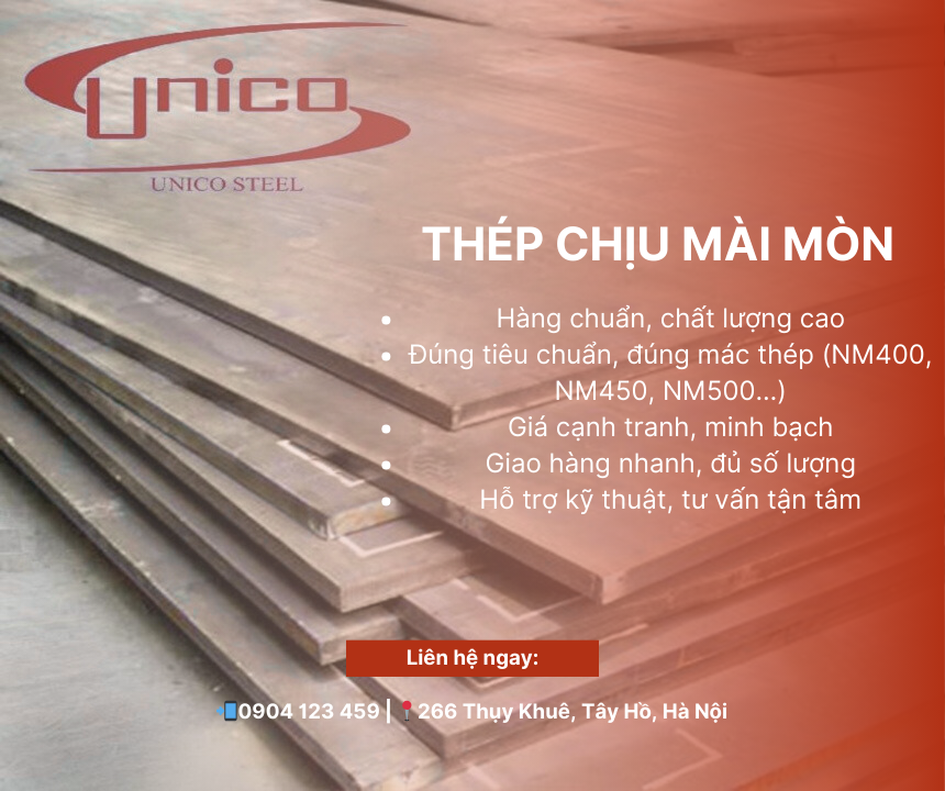 Thép tấm NM450 – Giải pháp nâng cao hiệu quả sản xuất